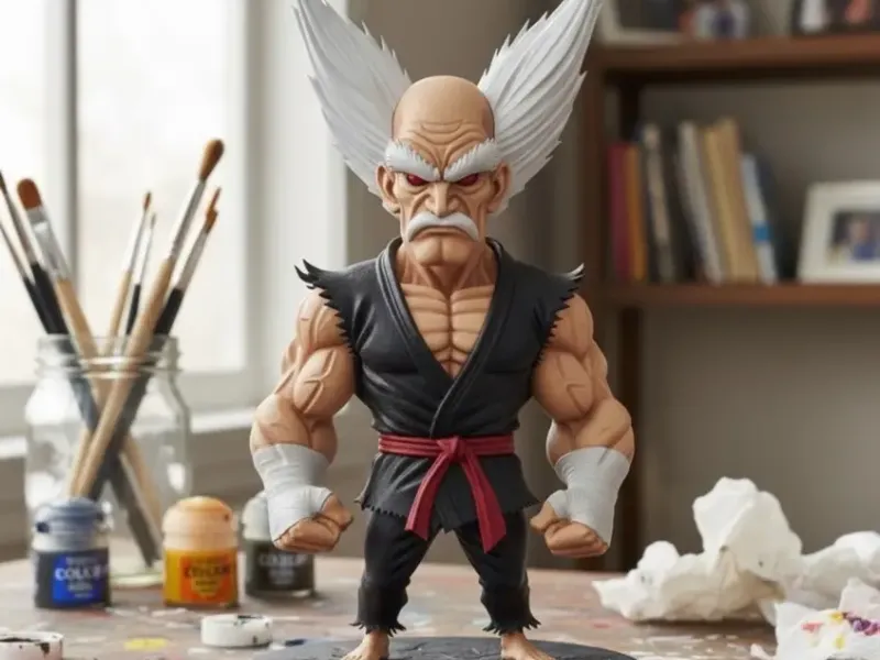 Cartoon Heihachi Mishima – Trueno del Clan de Hierro