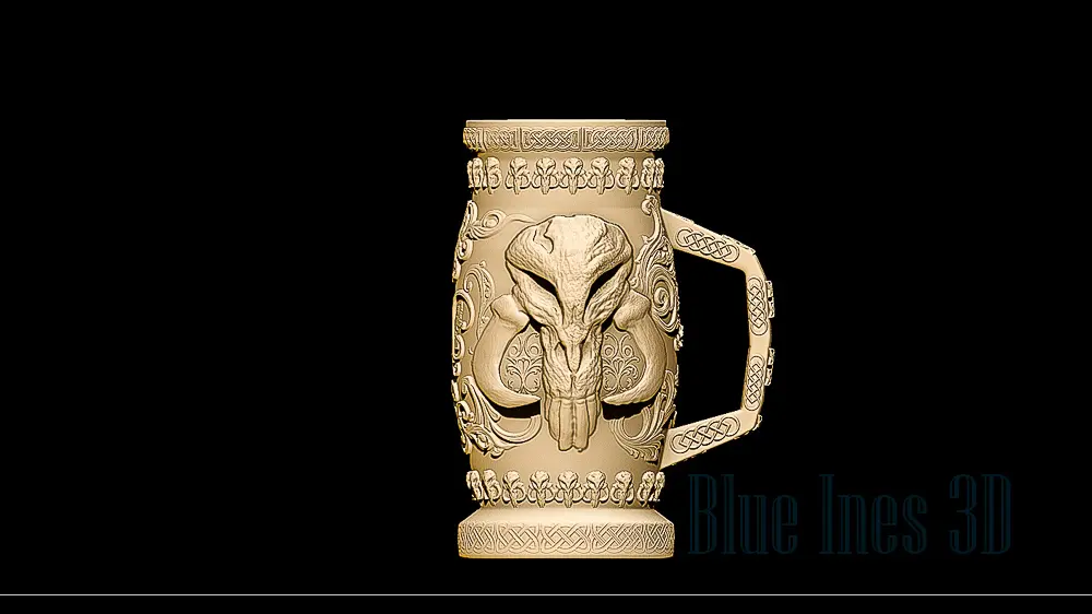 Mythosaur Mandalorian Can Holder / cozy Mug