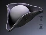 Three-Cornered Pirate Hat #RoZ-8