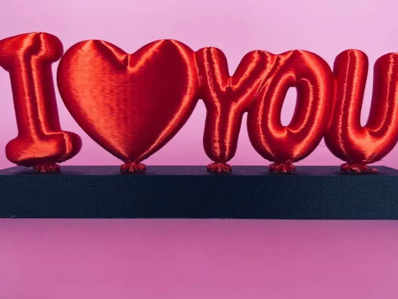 I Love you Valentines day stand
