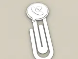 Paperclip WhatsApp love - bookmark-2