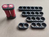 18650 Battery Holder Set | Wire Channels (2-6 Cells)-0