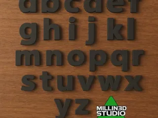 Lower Case Letters A to Z for DIY Projects arts and crafts