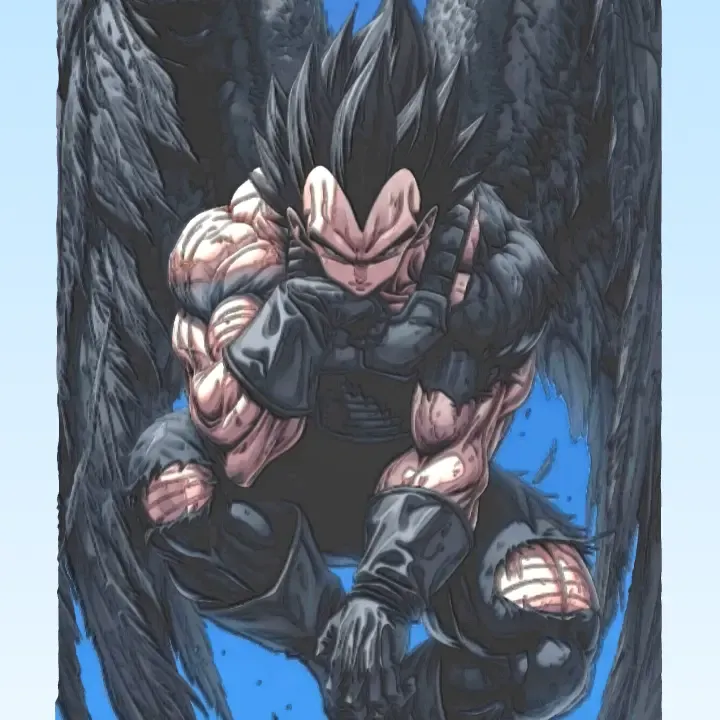 Dbz Vegeta Dark style 