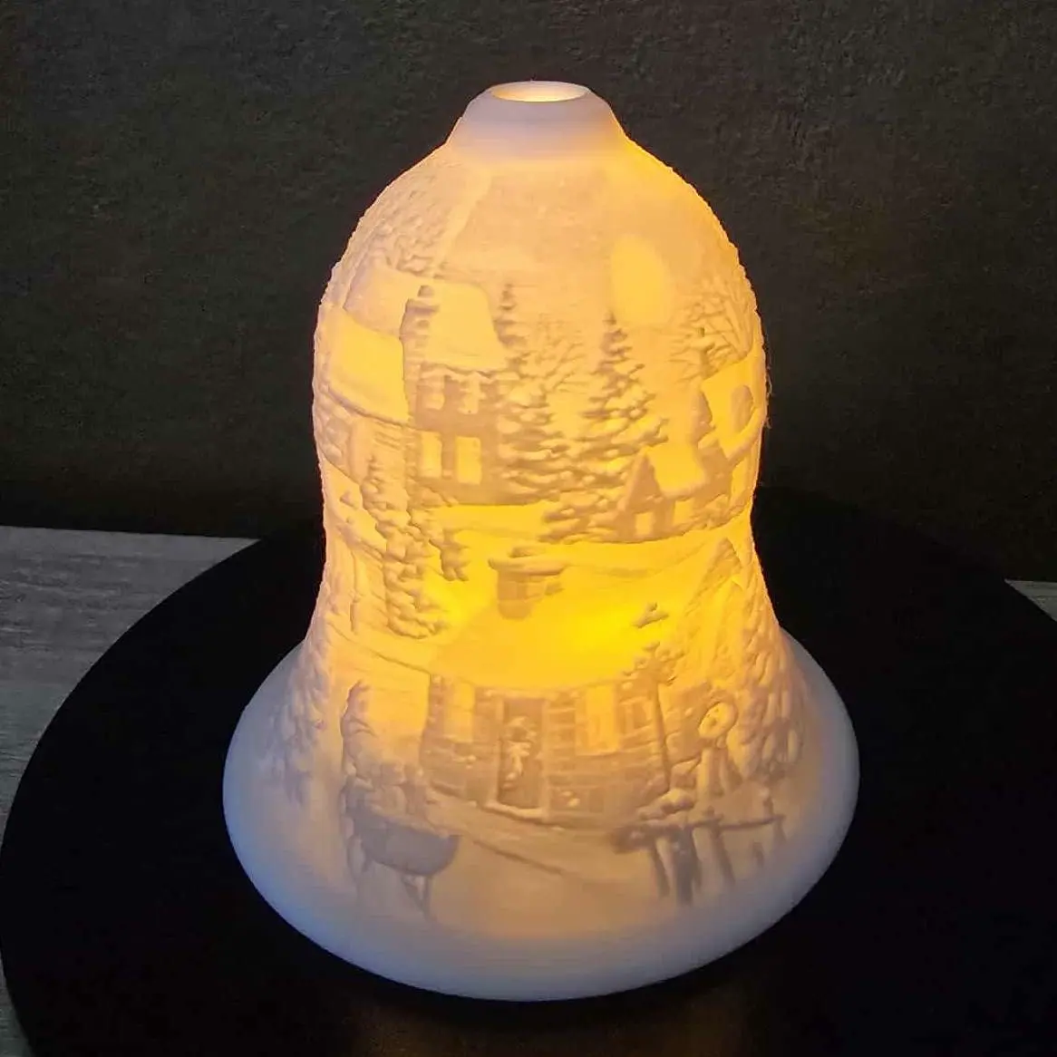 Christmas bell winter village