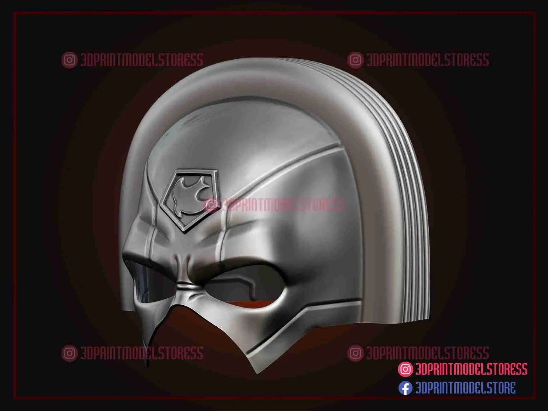 Capacete Peacemaker - Máscara de cosplay do filme Esquadrão Suicida