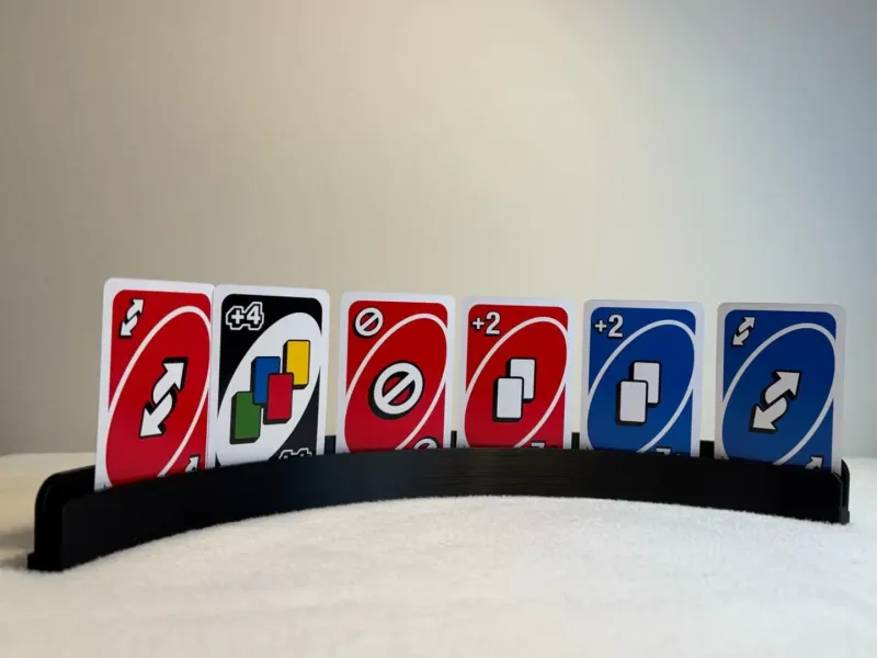 Single tier large playing card holder