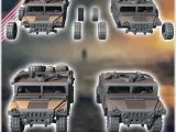 Humvee M998 High mobility multipurpose wheeled vehicle HMMWV-2