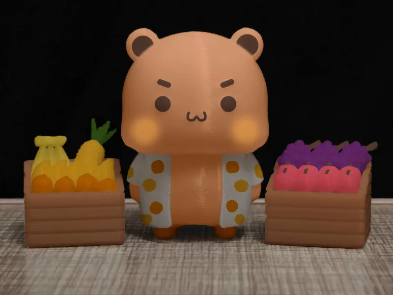 Couple Bear-fruit stand_boss_bubu