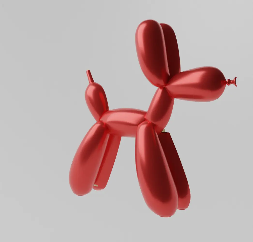 Balloon Dog Flayed Open Dissected Art Toy Fan Art