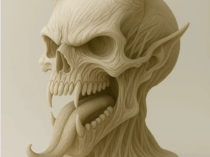 Monster skull