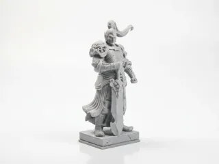 Shen Divine Warrior Statue LOL Champions 3D Printable