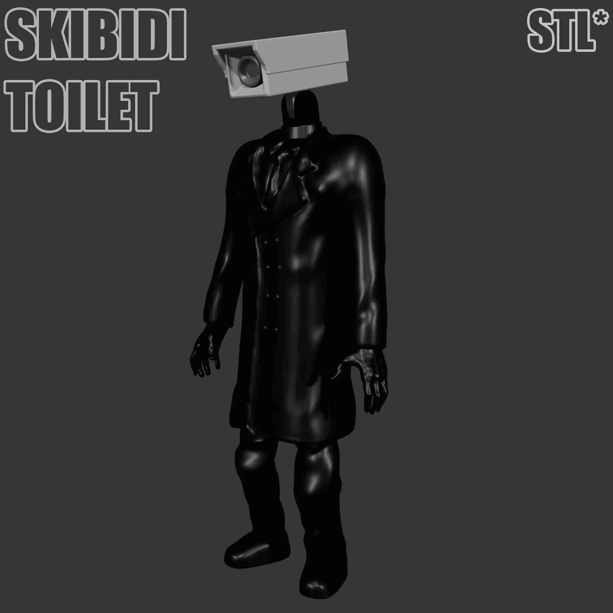 CAMERAMAN SKIBIDI TOILET | 3D FAN ART | 3D models download | Creality Cloud