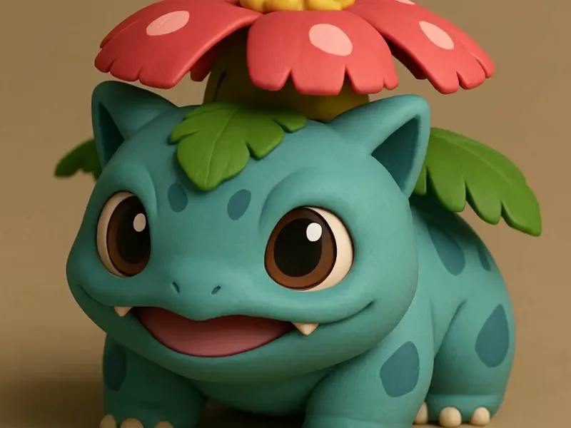 Venusaur pokemon chibi