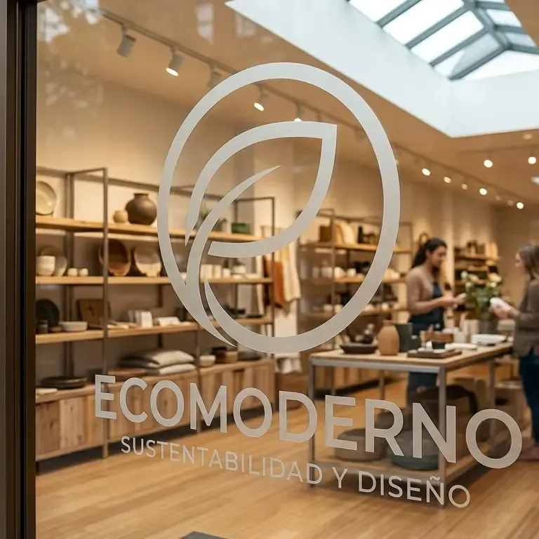 logo ecológico y moderno 