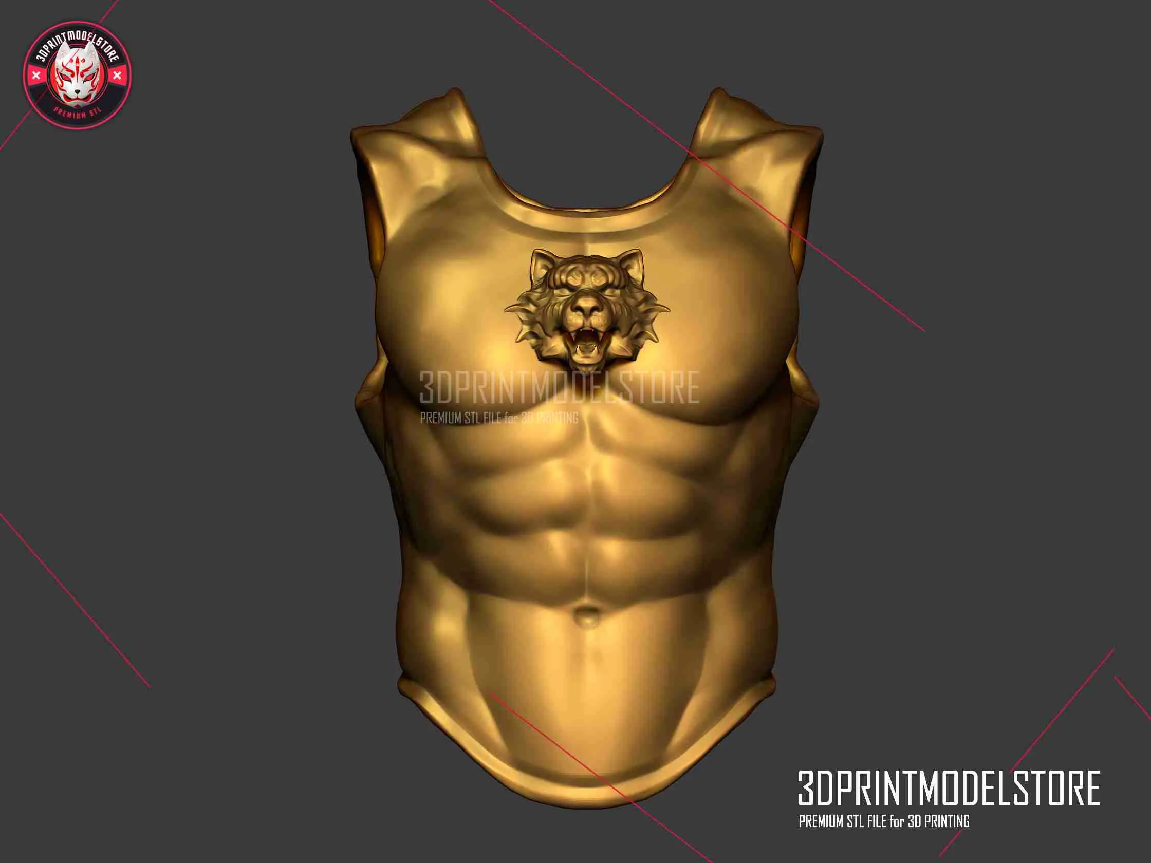 Roman Muscle Armor Body Chest Cosplay Costume Halloween