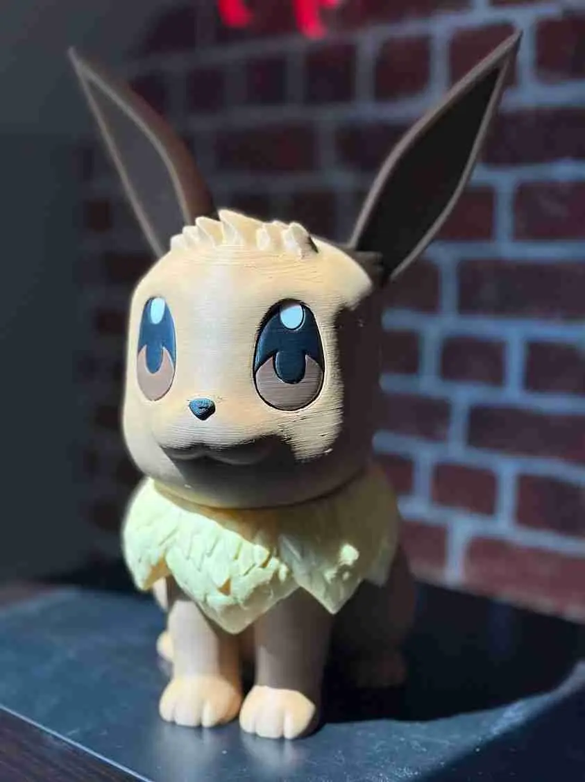 EEVEE DIVIDED IN COLORS