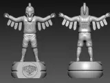 NBA - NEW ORLEANS PELICANS BASKETBALL MASCOT STATUE - 3D PRI-1