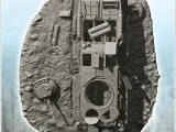 Carcass of Soviet Russian BTR 80 armored personnel carrier-4