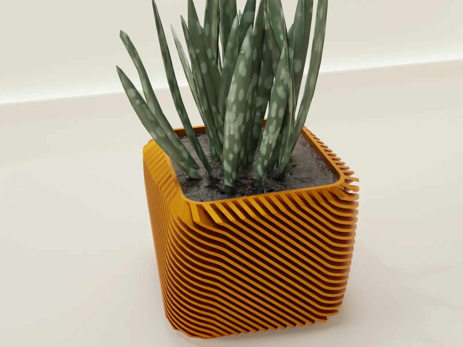 plant POT cube twist 66