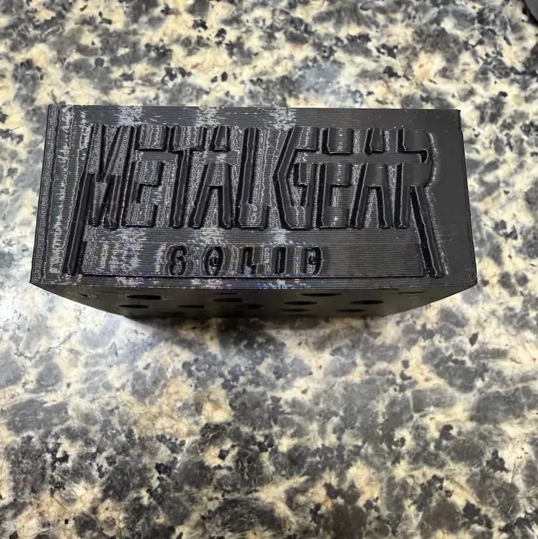 Bath and body works soap holder with metal gear solid logo