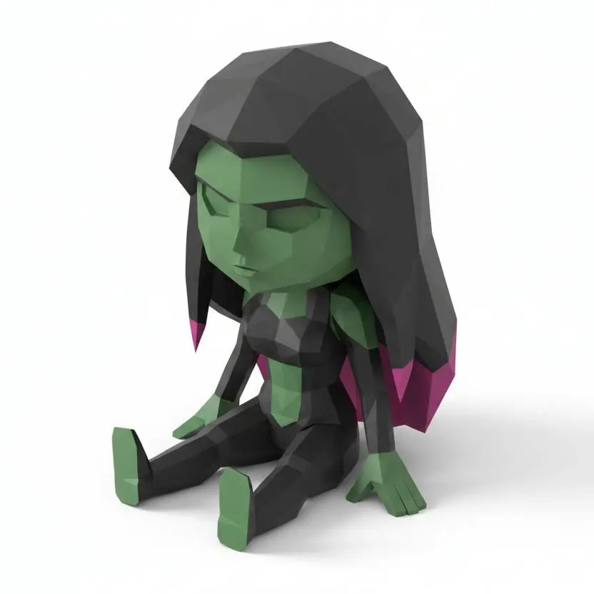 Gamora Chibi Figure 💚⚔️