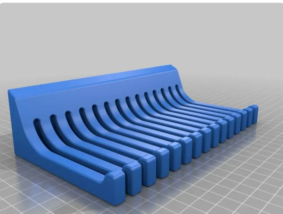 Prateleira organizadora de cabos por MrGreaterThan (2020) - Thingiverse