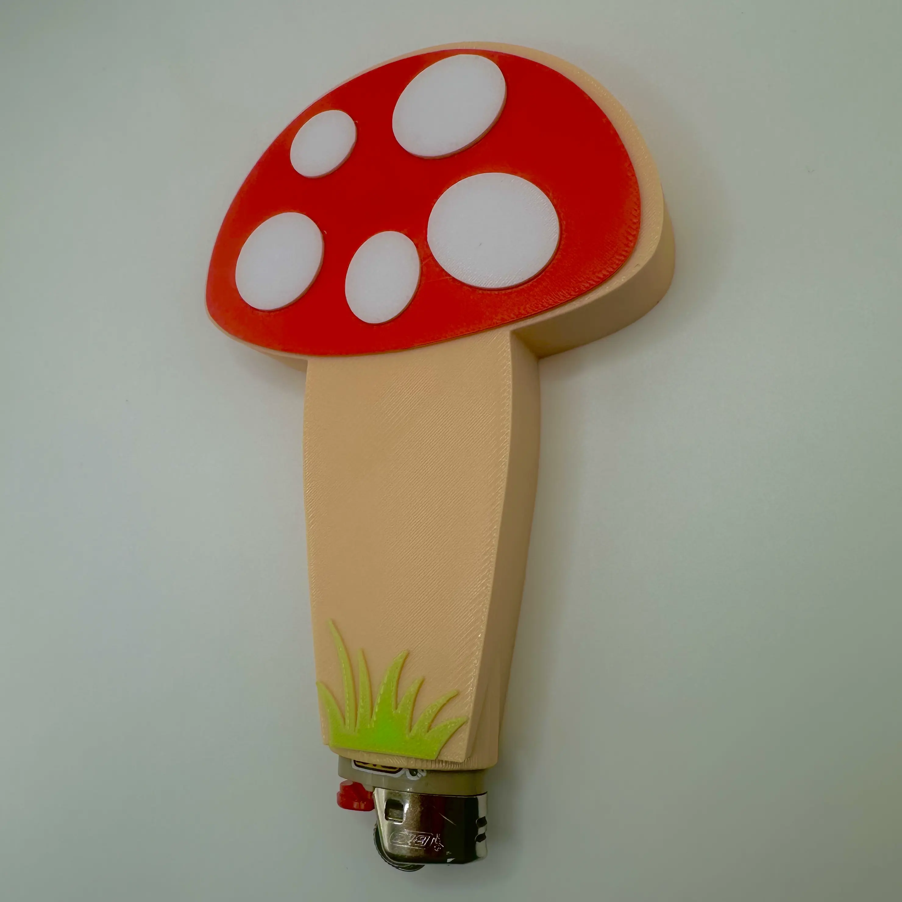 Mushroom lighter case 3D models download Creality Cloud