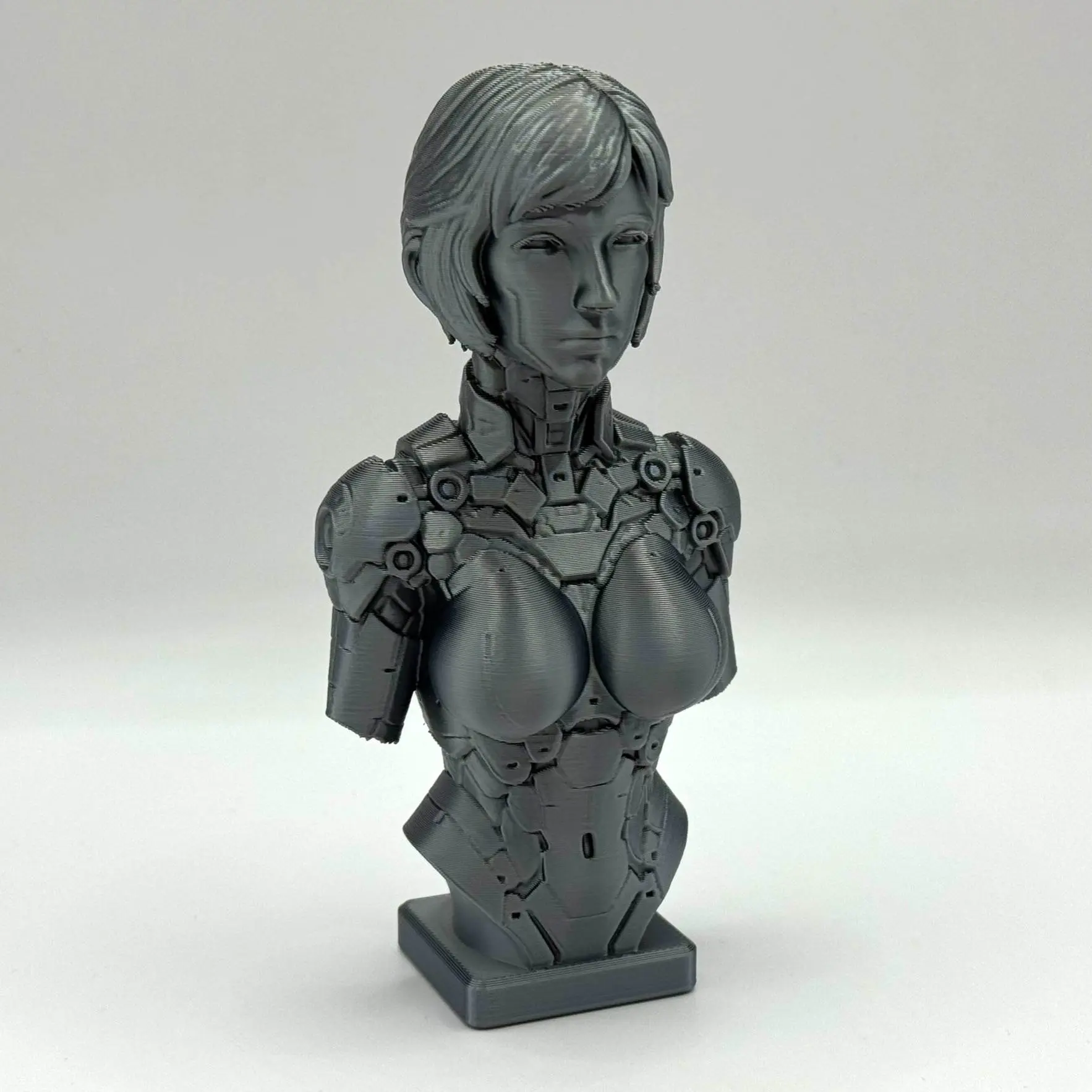 Archivos de impresora 3D | Archivo 3MF | Female Cyborg Bust | Creality ...