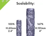 Summer Berries Clay Texture Rollers, strawberry, raspberry-5