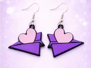 Love Flight Earrings - Valentine's Day