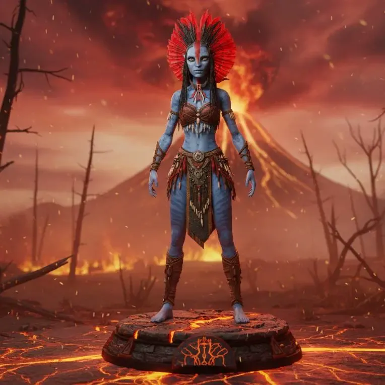 Varang, leader "Ash People" clan. Avatar 3: Fire and Ash