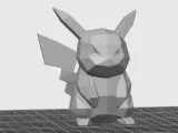 Pikachu - Lowpoly-4
