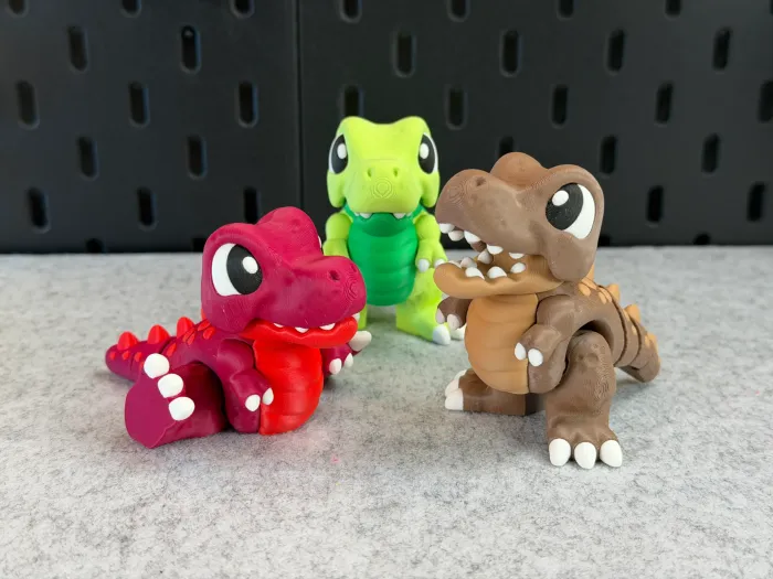 Шарнирный T-Rex - Игрушки и игры - PLA - изделие 3D-печати - фото 6