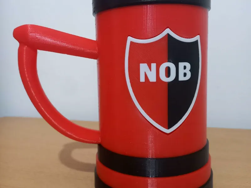 🔴⚫ Vaso Newell’s Old Boys de 1 Litro