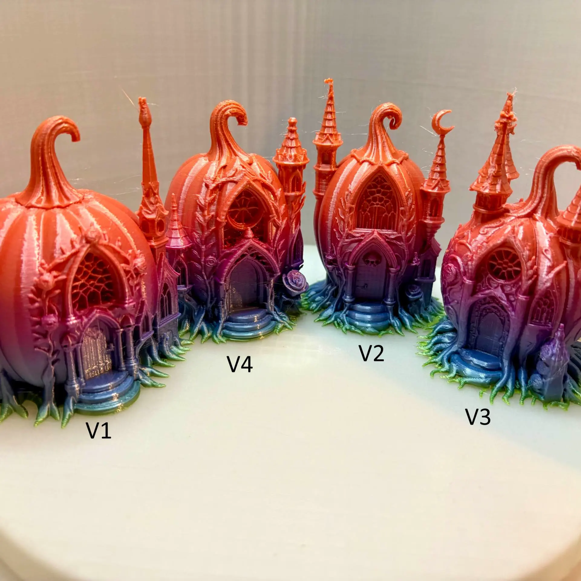 Gothical Pumpkin houses (4 version)