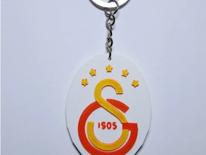 Yıldızlı Galatasaray Anahtarlık