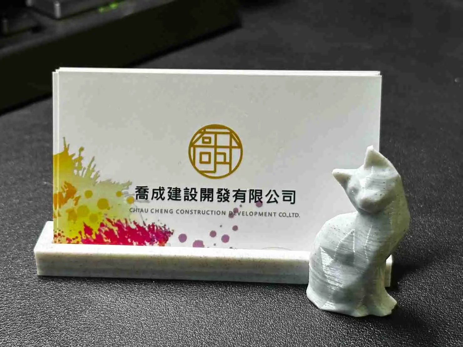 貓名片架 Cat business card holder