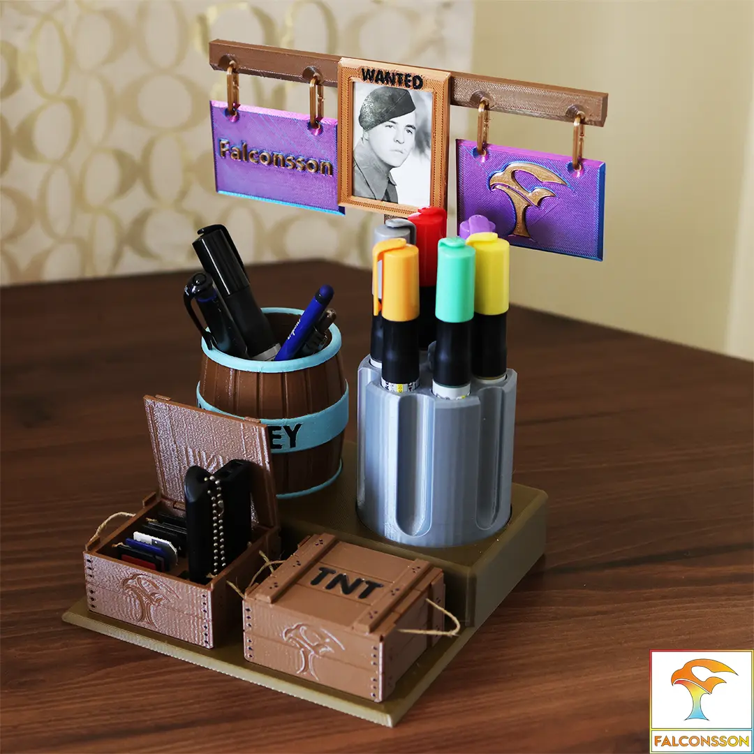 Falconsson Wildwest Desktop Organizer