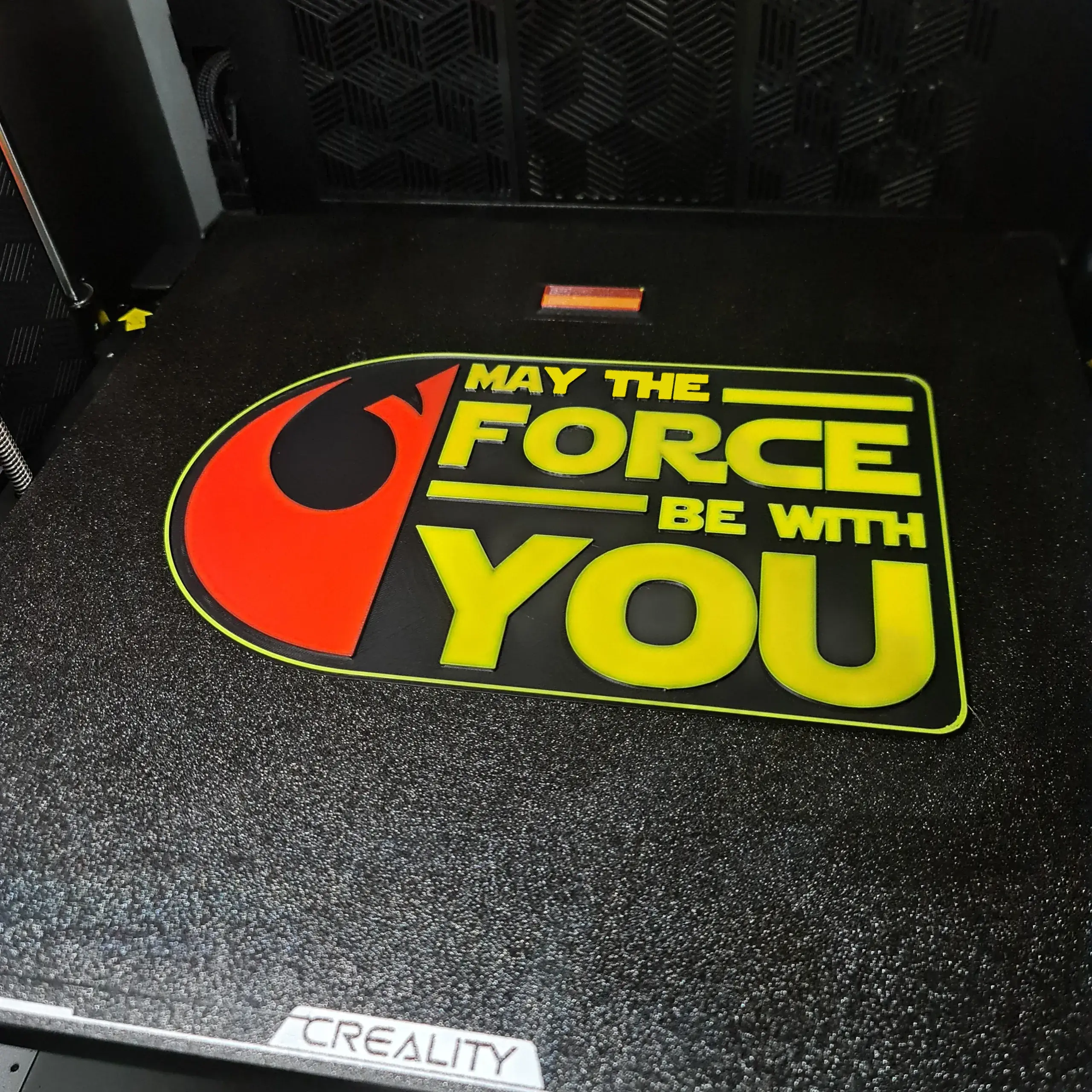 Easy Print Star Wars Day May The Force Be With You Sign