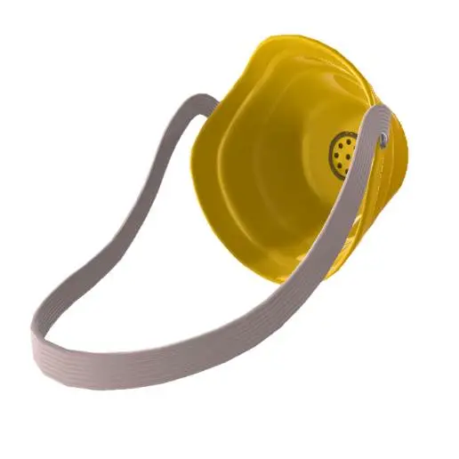 Airplane Emergency Oxygen Mask 3D Model STL Printable