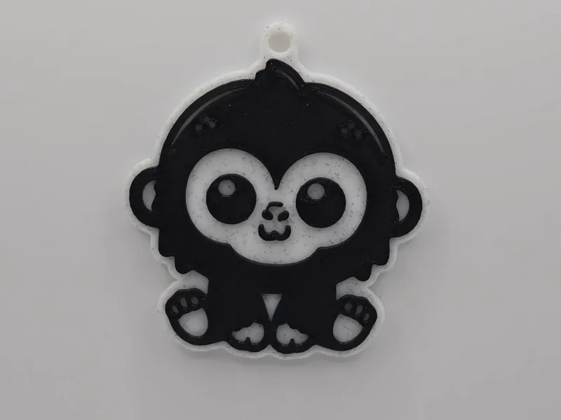 Cute Monkey Keychain
