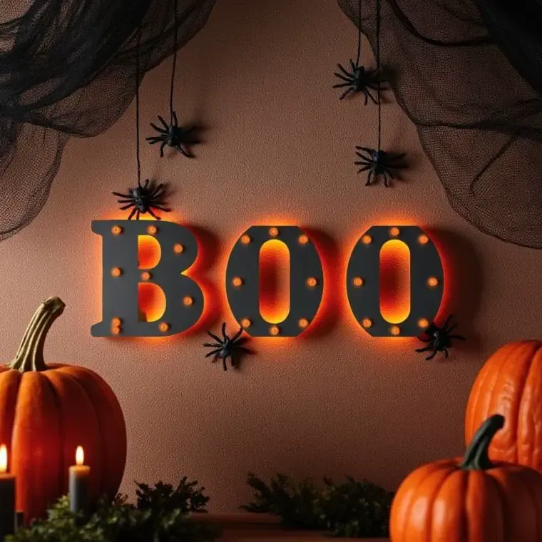 Boo Sign - Halloween Decoration