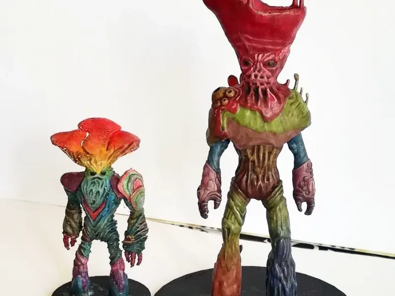 MYCONIDS (3 variants) - 28MM D&D MINIATURES