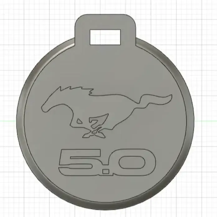 Pendentif porte clé Mustang 4 / Mustang 4 Key ring ornement