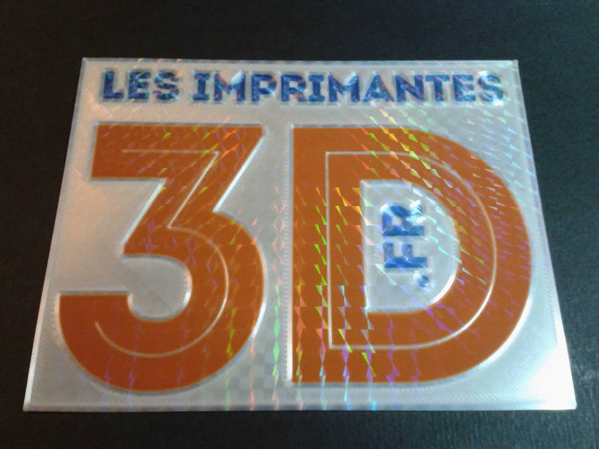 logo lesimprimantes3d.fr essai 04 (scindable Multi Couleur)