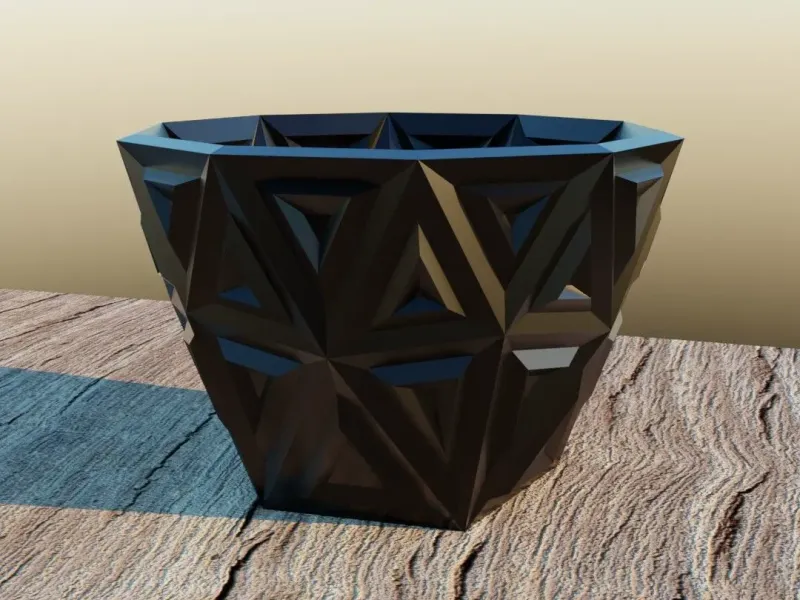 beautiful planter triangles