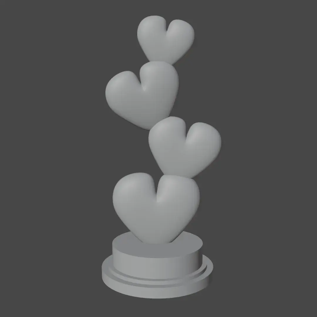 heart tower gift love decor idea for valentines