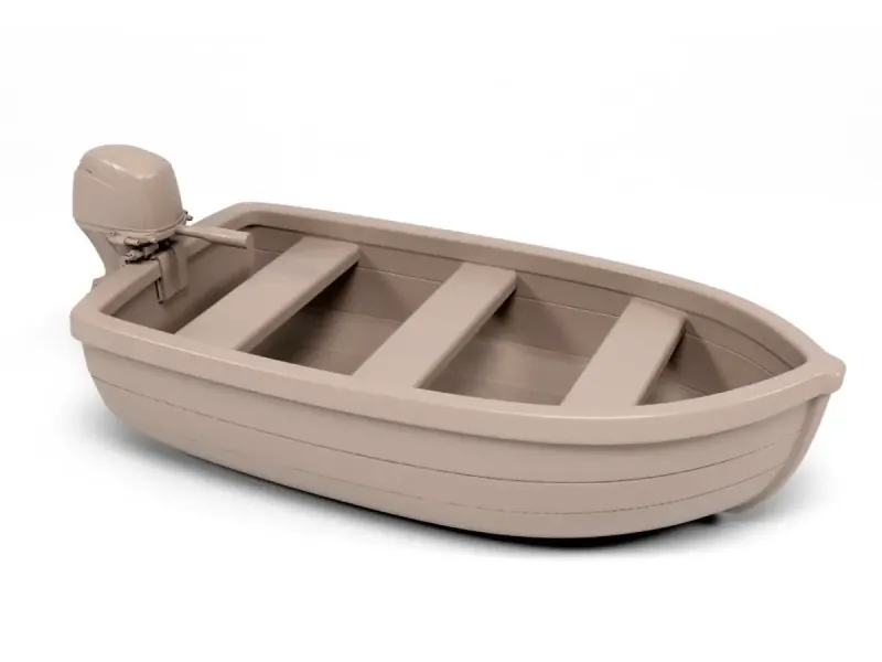 Boat with motor