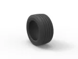 Tire of Asphalt Modified stock car Scale 1:25-7